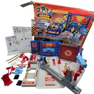 Tyco Crash Test Center‎ Playset 1991 Incredible Crash Dummies Incomplete Vtg